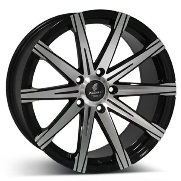 Ph Edition Ii Revolve sort polert 17X7,5-5/1143ET37 67,1