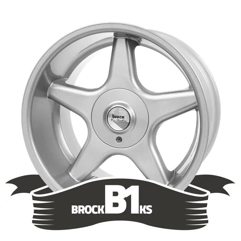 Brock B1 16X7,5-4/100ET25 63,4 Kristallsilber (KS)