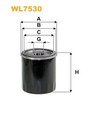 WL7530 WIX OLJEFILTER/BOSCH P7213