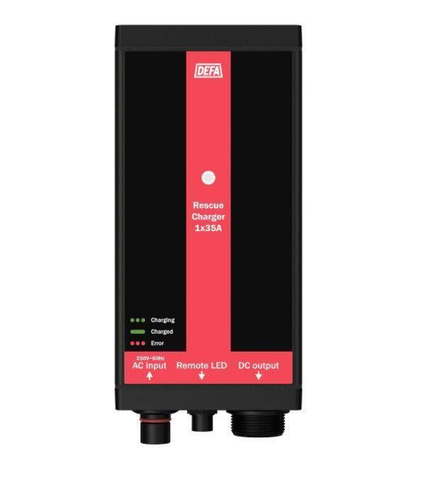 708505 BEREDSKAPSLADER 12V 1X35A 230V