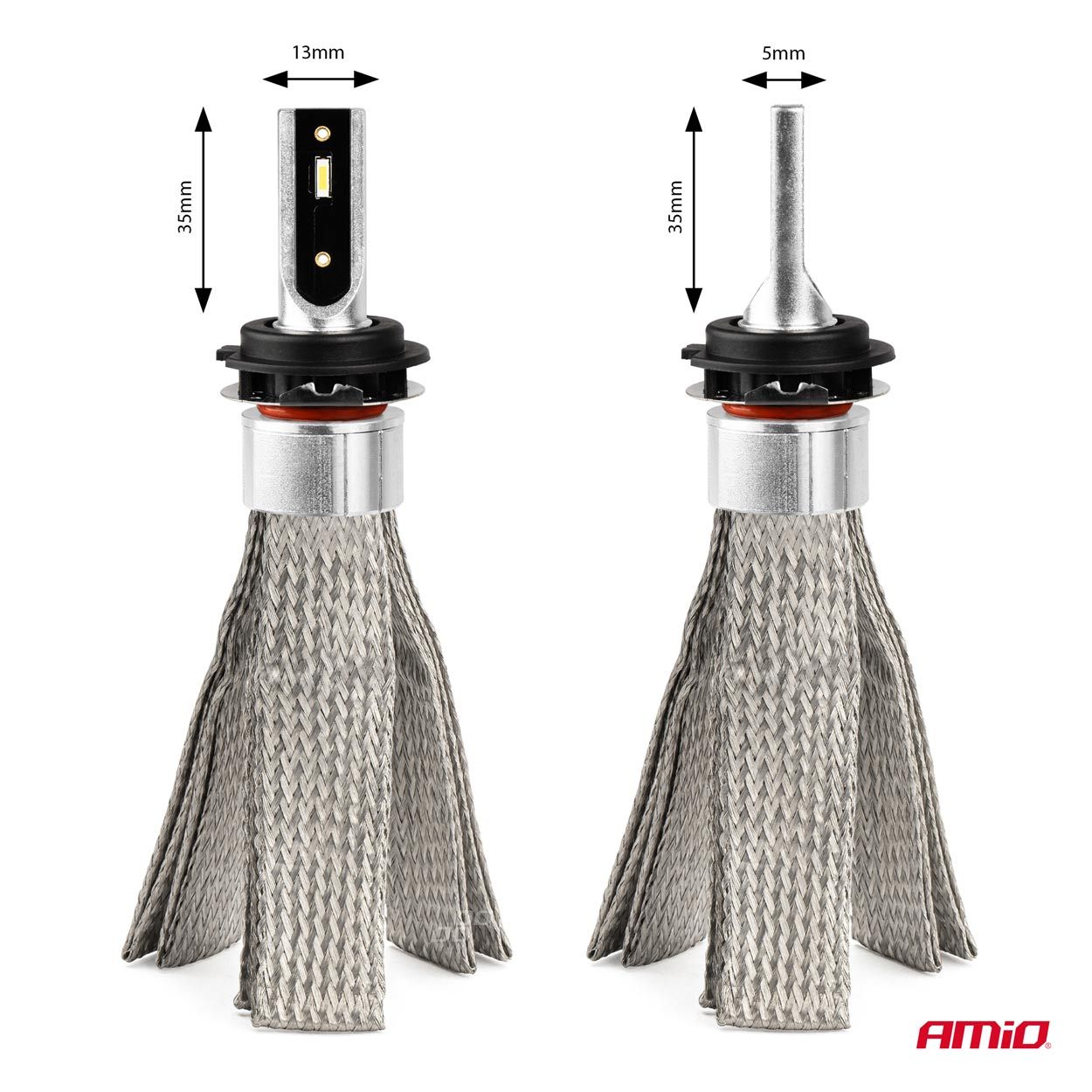 LED Hovedlys FLEX+ Serie H7-6 canbus 6000K 12-24V AMIO-03662