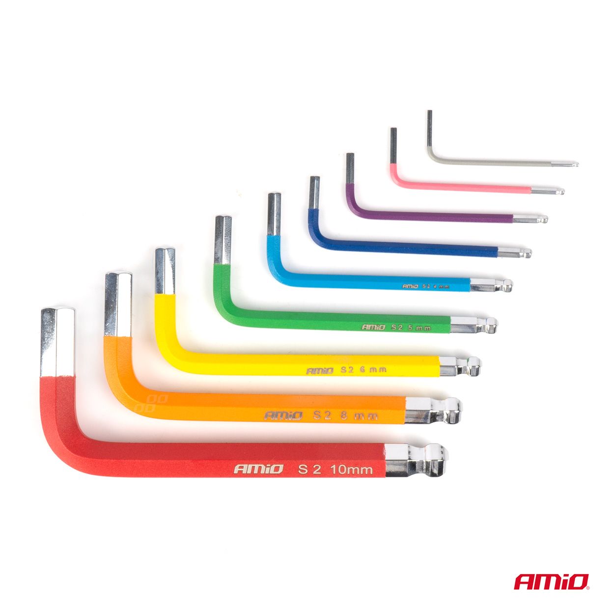 Imbus hex keys S2 9pcs AMIO-04298