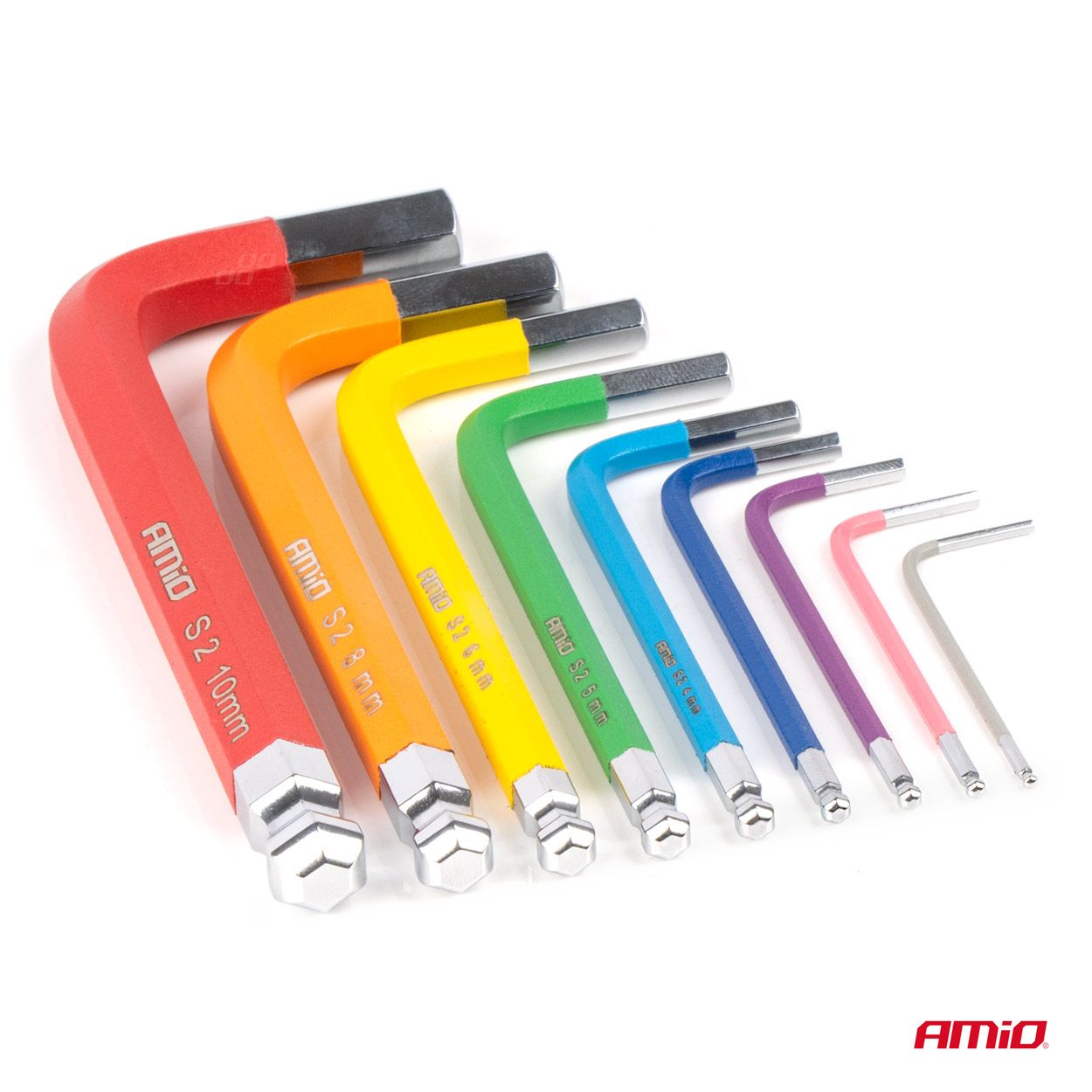 Imbus hex keys S2 9pcs AMIO-04298