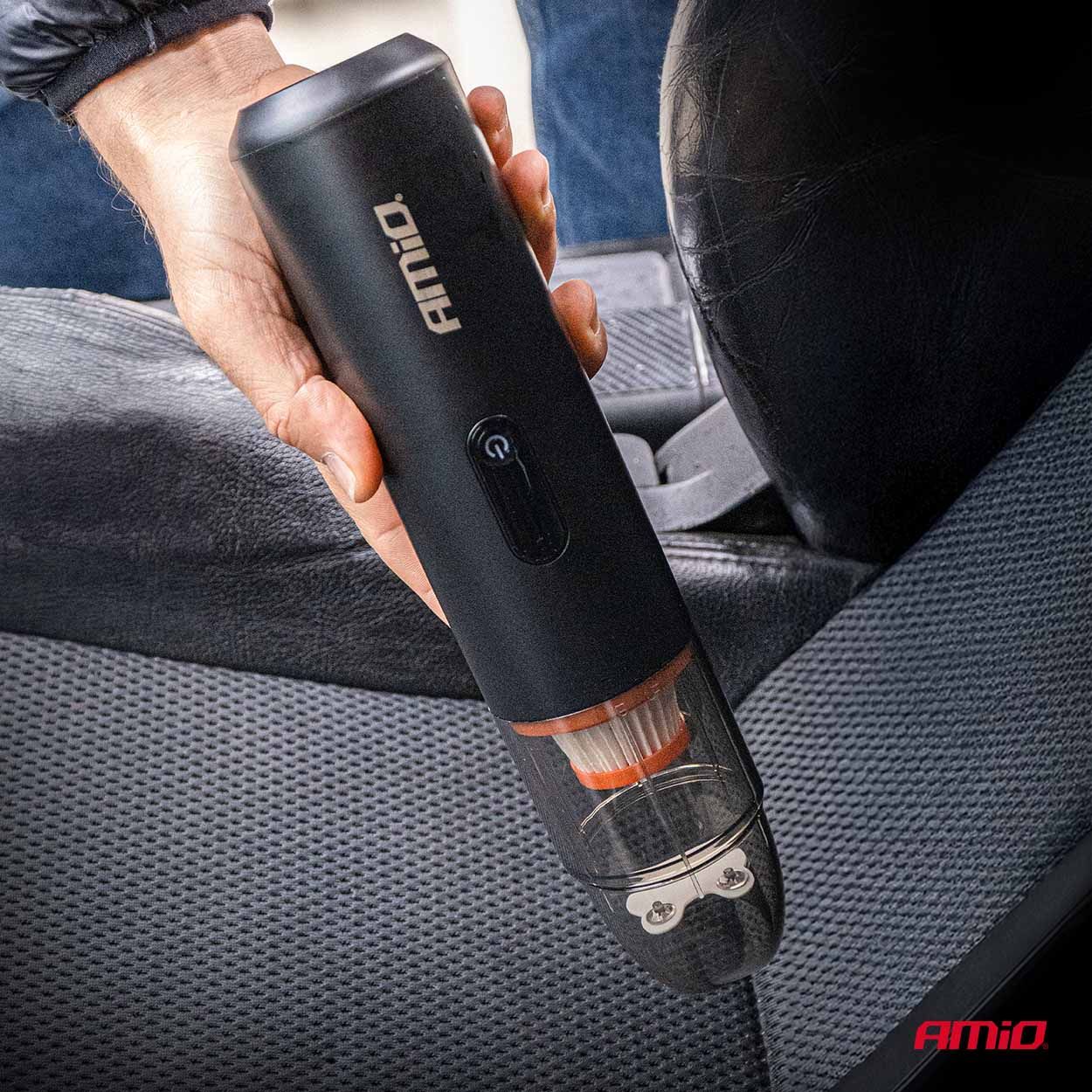 Car vacuum cleaner 6 kPa 50W 150ml (BATT) AMIO-04888