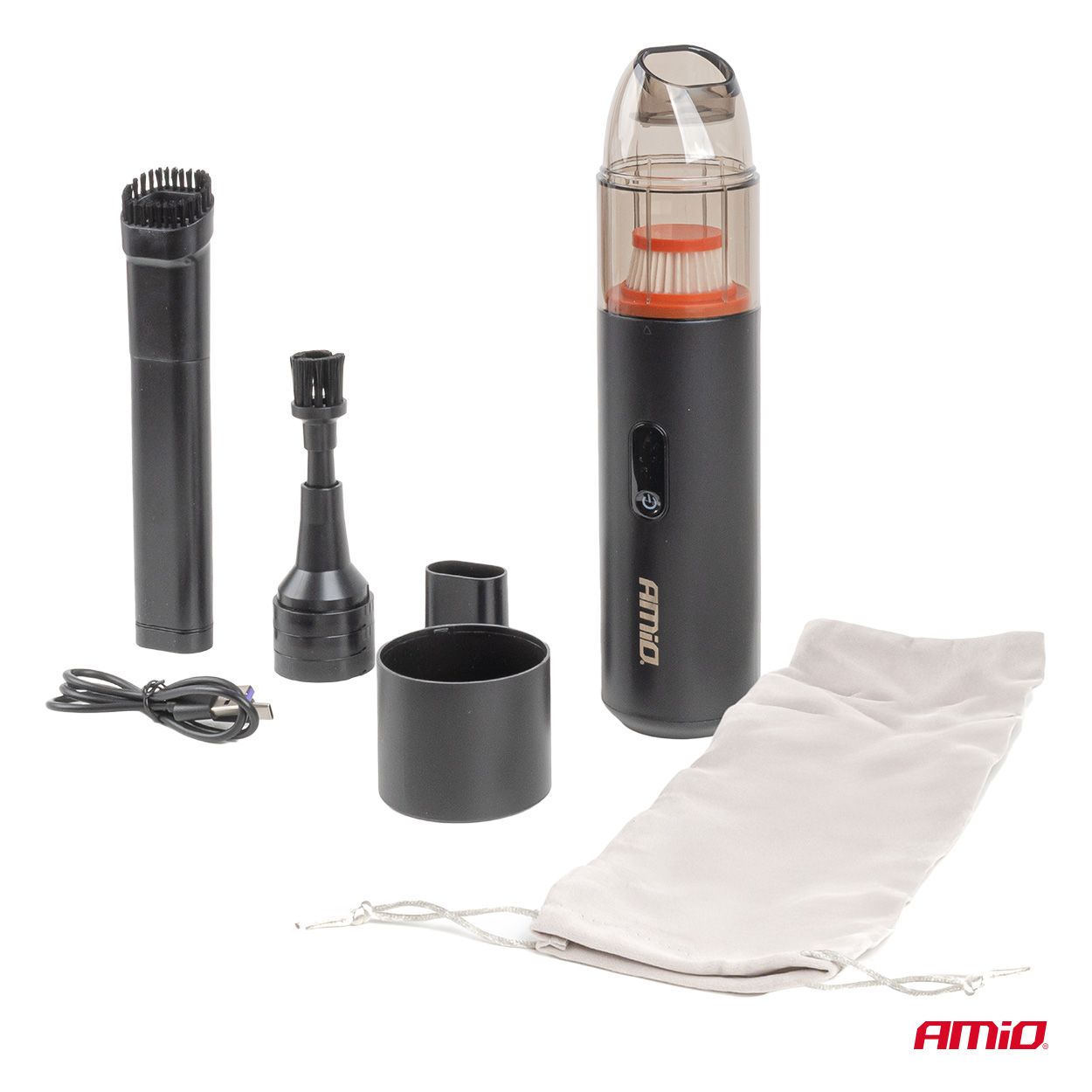 Car vacuum cleaner 6 kPa 50W 150ml (BATT) AMIO-04888