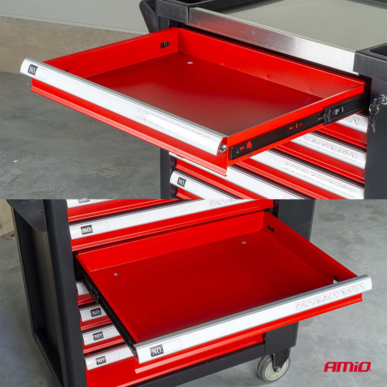 Workshop Tool Cabinet 840x460x870mm AMIO-04891